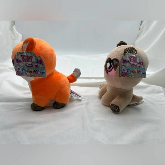 7” Squeezamals 3Deez Set - Fox and Puppy - Picture 3 of 6